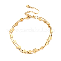 304 Stainless Steel Multi-strand Link Chain Anklets&nbsp;AJEW-P128-01G