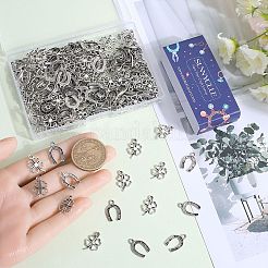 200Pcs 2 Styles Tibetan Style Alloy Pendants&nbsp;TIBEP-SC0002-97