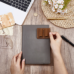 1Pc Leather Double Pen Pencil Holder Clip&nbsp;AJEW-CP0012-14A