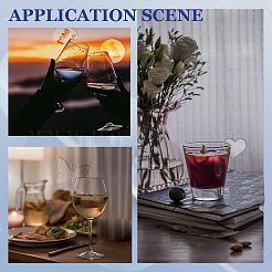 60Pcs 3 Styles Acrylic Wine Glass Charms&nbsp;AJEW-CN0001-67