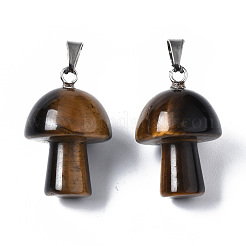 Natural Tiger Eye Pendants&nbsp;G-N0325-10A