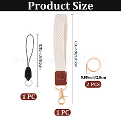 1Pc Nylon Stretch Band Wristlet Keychains&nbsp;KEYC-CL0001-38D