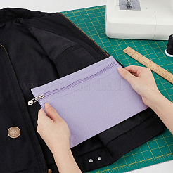 Cloth Zipper Jewelry Bag Gift Pouches&nbsp;ABAG-WH0040-53D