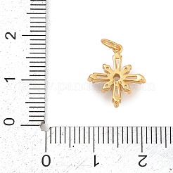 925 Sterling Silver Pave Clear Cubic Zirconia Pendants&nbsp;STER-G049-01C-G