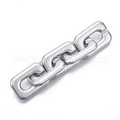 Spray Painted CCB Plastic Linking Rings&nbsp;LS-CCB-R104-10B-03