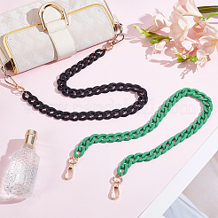 2Pcs Acrlic Curb Chain Bag Extender Chains&nbsp;HJEW-DR00279