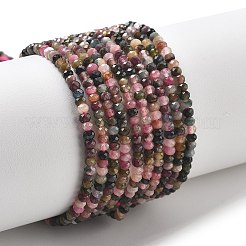 Natural Multicolor Tourmaline Beads Strands&nbsp;G-K373-B08-05