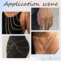 DIY Brass Chain Necklaces Making Kits&nbsp;DIY-SP0003-31S