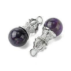 Natural Amethyst Pendants&nbsp;G-C114-04P-12