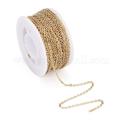 Ion Plating(IP) 304 Stainless Steel Cable Chains&nbsp;CHS-H007-55G