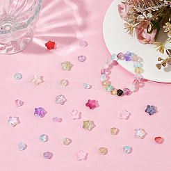 200Pcs 2 Styles Transparent Glass Beads&nbsp;GLAA-AR0001-72