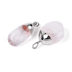Natural Quartz Crystal Pendants&nbsp;G-N360-05P-01