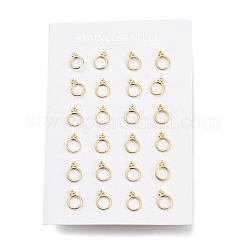 304 Stainless Steel Stud Earrings&nbsp;EJEW-H100-02G