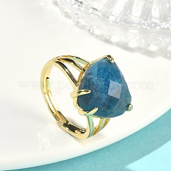 Brass Cuff Open Rings&nbsp;RJEW-D347-01G-12