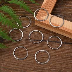 Tarnish Resistant 201 Stainless Steel Linking Rings&nbsp;STAS-F192-001P-03