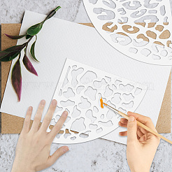 Acrylic Tie Dye Stencils Reusable Art Painting Template&nbsp;DIY-WH0429-002