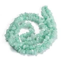 Dyed Natural White Jade Imitation Amazonite Beads Strands&nbsp;G-F703-08