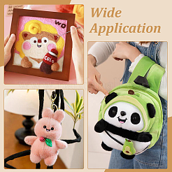 1 Bag Felt Craft Doll Mouth&nbsp;AJEW-FG0004-91A