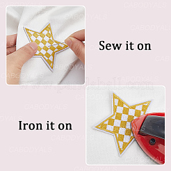 20Pcs Polyester Clothing Patches&nbsp;DIY-CY0002-35C