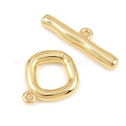 Brass Toggle Clasps&nbsp;KK-G548-41G-02