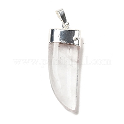 Natural Quartz Crystal Pendants&nbsp;G-P474-04S-07