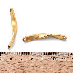 Ion Plating(IP) 202 Stainless Steel Connector Charms&nbsp;STAS-R138-01G