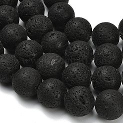 Natural Lava Rock Round Beads Strands&nbsp;G-M169-20mm-03