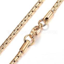 304 Stainless Steel Necklaces&nbsp;NJEW-E080-19G