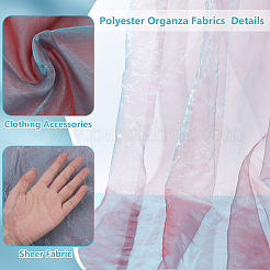 Polyester Organza Fabrics&nbsp;DIY-WH0622-186