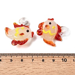 Handmade Lampwork Pendants&nbsp;LAMP-B035-01B-08