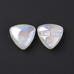 Rainbow Iridescent Plating Acrylic Beads&nbsp;OACR-A010-11E