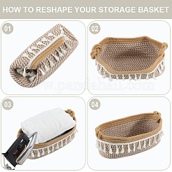 Cotton Rope Woven Storage Basket&nbsp;AJEW-WH20020-153E