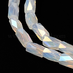 Electroplate Glass Beads Strands&nbsp;GLAA-P068-AB06