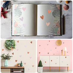 Heart PVC Self-Adhesive Decorative Stickers&nbsp;STIC-WH20010-04