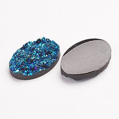 Druzy Resin Cabochons&nbsp;CRES-S044-30x20mm-6