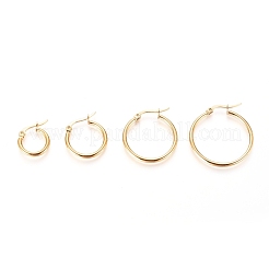 304 Stainless Steel Hoop Earrings for Women&nbsp;EJEW-X0015-02G-01
