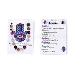Natural Sodalite & Rhodonite & Prehnite & Amethyst & Rose Quartz & Flower Amazonite & Sunstone Beads Strands&nbsp;G-N358-03A-01