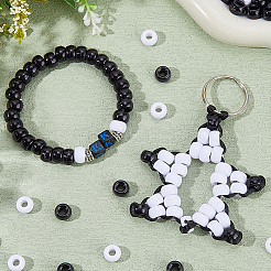 1000Pcs 2 Colors Opaque Plastic Beads&nbsp;KY-SP0001-48