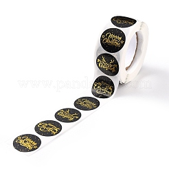Christmas Themed Flat Round Roll Stickers&nbsp;LS-DIY-B045-13