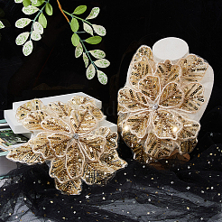 2Pcs Flower Glitter with Rhinestone Decorative Corsages for Clothing Accessories&nbsp;PATC-FH0001-31