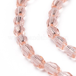 Faceted Glass Beads Strands&nbsp;X-GC891Y-9
