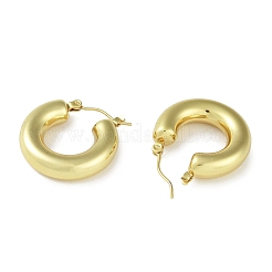 Ion Plating(IP) 304 Stainless Steel Hoop Earrings for Women&nbsp;STAS-I304-10G