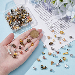 1Bag Tibetan Stylel Alloy Enhancer Shortener Bails&nbsp;FIND-BM0001-35