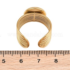 304 Stainless Steel Cuff Ring Components&nbsp;SA-CBA82C8-03C-G