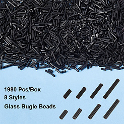 1980Pcs 8 Style Glass Bugle Beads&nbsp;SEED-AR0001-07