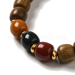 Wood Bead Bracelets&nbsp;BJEW-B080-27A