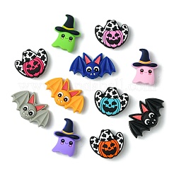 15Pcs 15 Styles Halloween Theme Silicone Focal Beads&nbsp;SIL-CJ0002-05