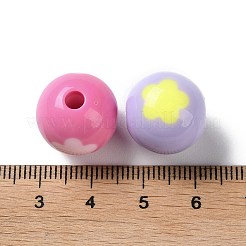 Two Tone Opaque Acrylic Beads&nbsp;SACR-I005-07D