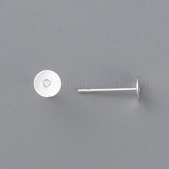 304 Stainless Steel Stud Earring Findings&nbsp;STAS-H436-24S-5mm