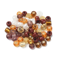 42G 6 Color 8/0 Transparent Glass Seed Beads&nbsp;SEED-FS0001-12